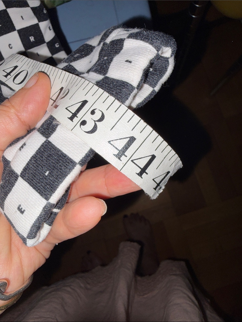 Ice Cream Black & White Checkerboard Joggers - Picture 7 of 12